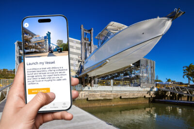 Use our App to launch your boat